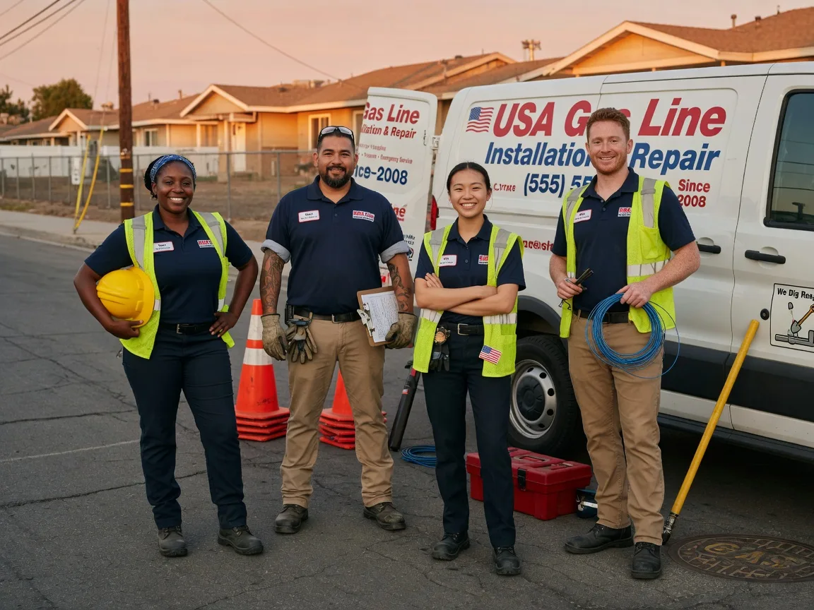 Gas Line Installation company in Fredericksburg, OH